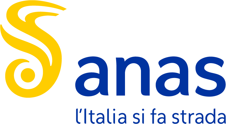 Logo Anas con slogan "L'Italia si fa strada".